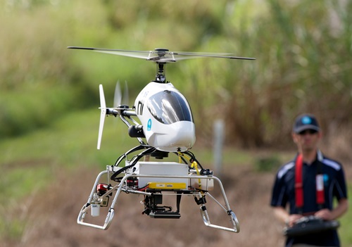 UAV in flight