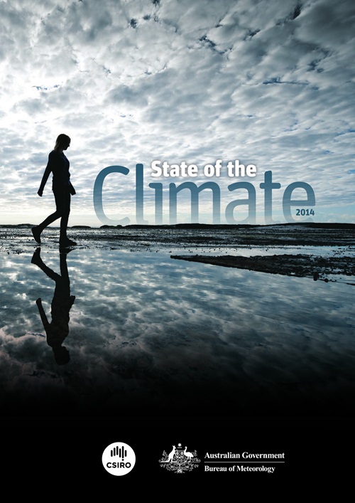 Cover of the State of the Climate 2014 report