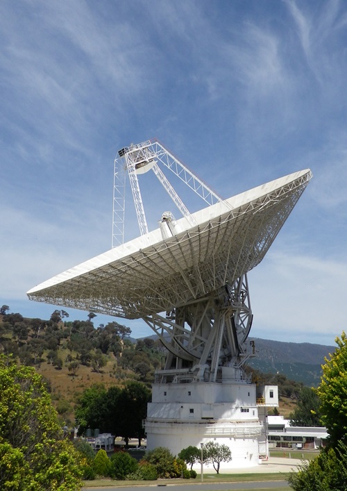 The Deep Space Station 43, the largest antenna in the southern hemisphere.