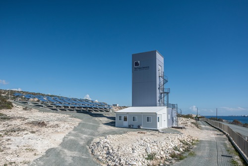 The solar thermal field in Pentakomo, Cyprus.