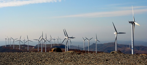 Mulan Wind Farm, Heilongiang, China.