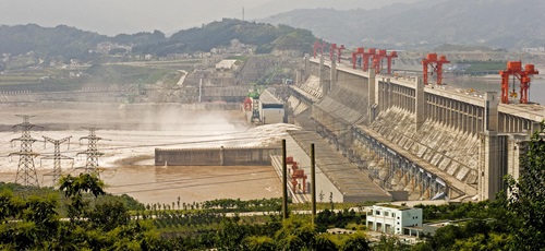 Three Gorges Dam, China.