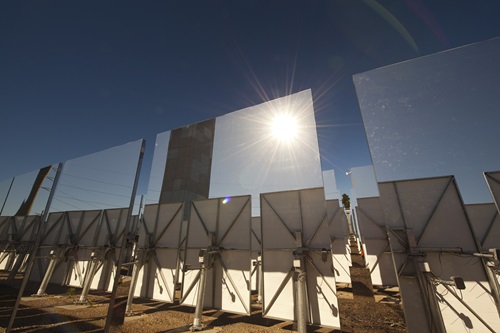 CSIRO’s heliostat field in Newcastle