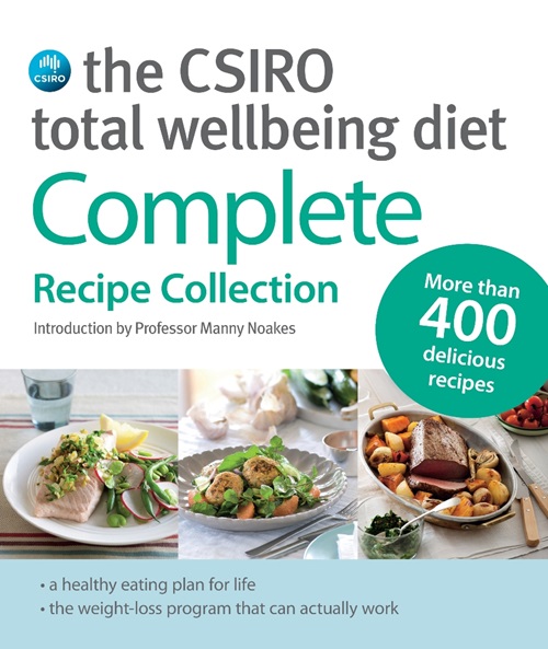 Cover of the CSIRO Total Wellbeing Diet Complete Recipe Collection book.