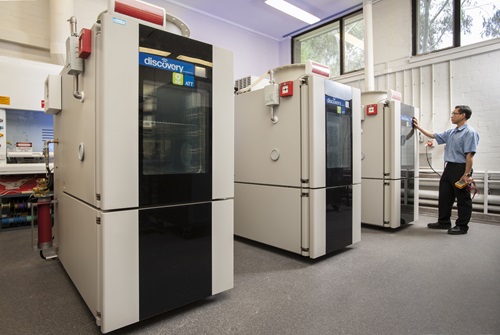 Person monitoring equipment in the Centre for Hybrid Energy.