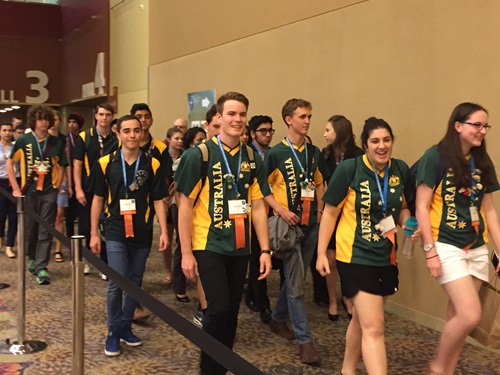 Australia students at the Intel International Science and Engineering Fair