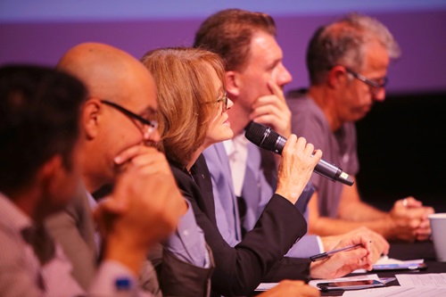 Judges question the teams at the ON Accelerator selection Bootcamp