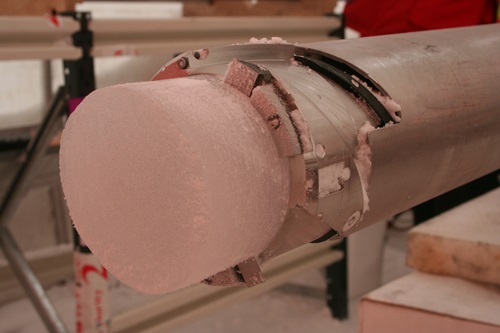 The end of an ice core 