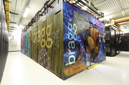 View of one of CSIRO's supercomputers. 