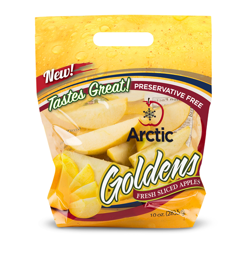 packet of Arctic golden apple slices 