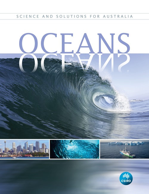 Book cover of the Oceans book.