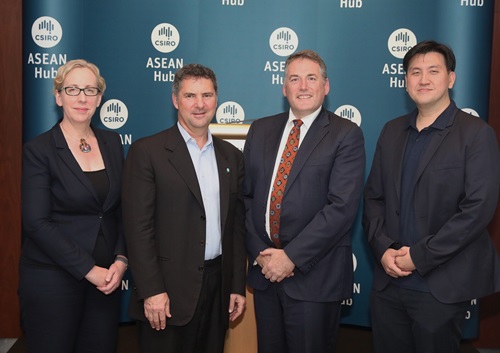 Deputy High Commissioner, Kate Duff CSIRO CE Dr Larry Marshall Executive Director NTU Health Technologies, Prof Russell Gruen, Deputy Chief Executive Officer, National