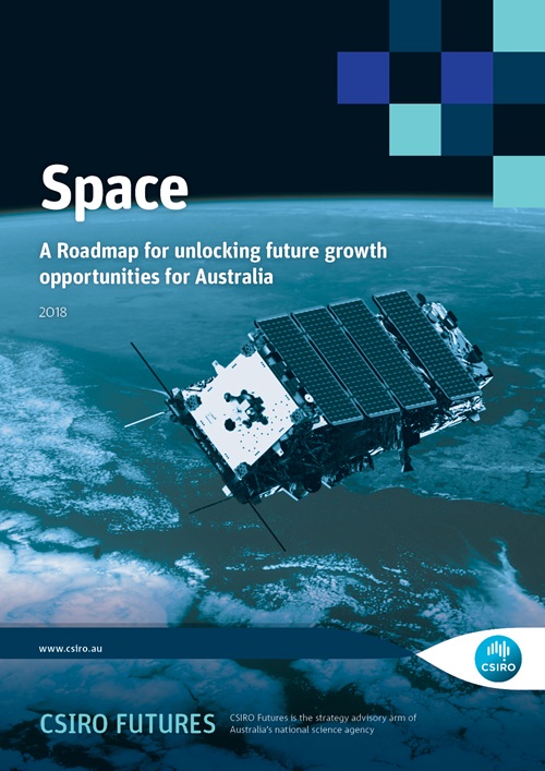 Cover image of the CSIRO Space Roadmap report.