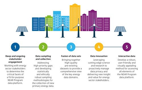 infographic showing the steps in the NEAR program