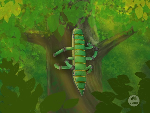 An artist’s impression of a robot.