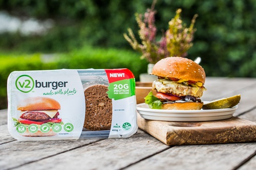 v2food Burger with v2burgers
