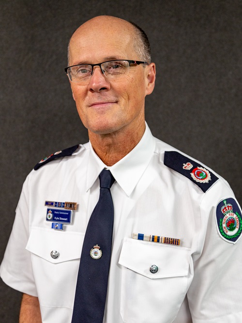 NSW RFS Deputy Commissioner Preparedness and Capability, Kyle Stewart. Image by NSW RFS.