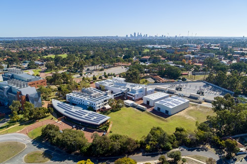 An aerial shot of the CSIRO's Waterford site in Western Australia.