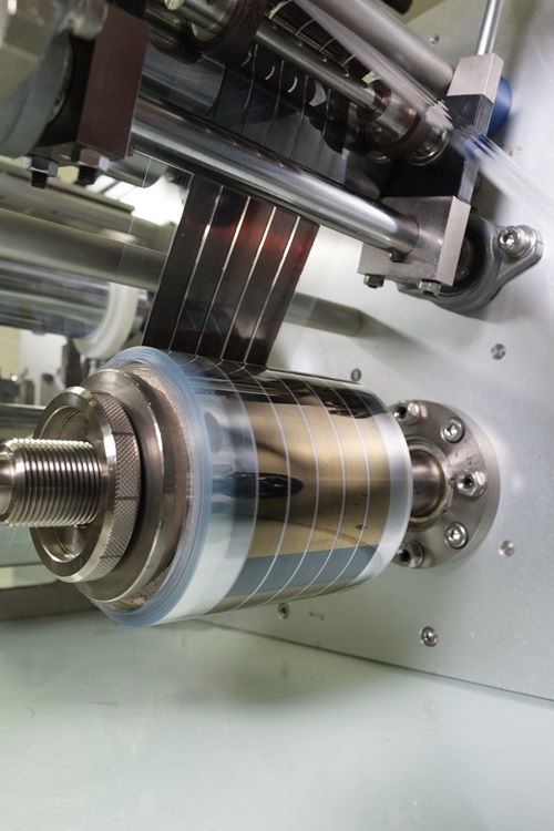 Image of printable flexible solar panels on a reel