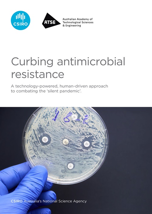 ATSE-CSIRO Curbing AMR Report 2023 cover