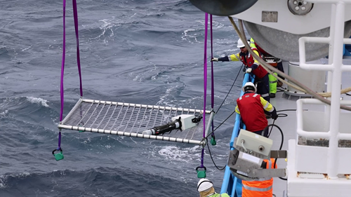 First BGC Argo float retrieved by RV Investigator, November 2023.