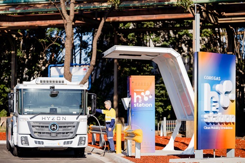 Hydrogen vehicle refuelling