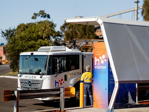 Hydrogen vehicle refuelling