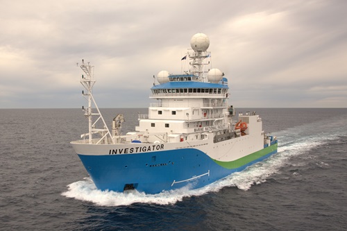 CSIRO research vessel (RV) Investigator.
