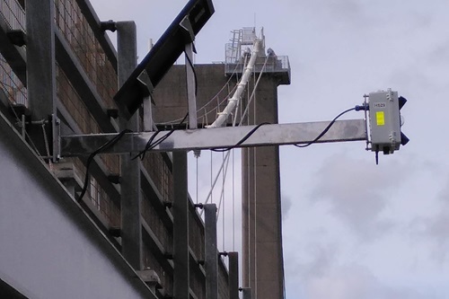 CSIRO’s HydraSpectra sensor installed at the AquaWatch test site in Plymouth, United Kingdom. 