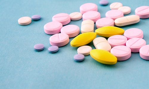 A colourful assortment of antimicrobial tablets and pills