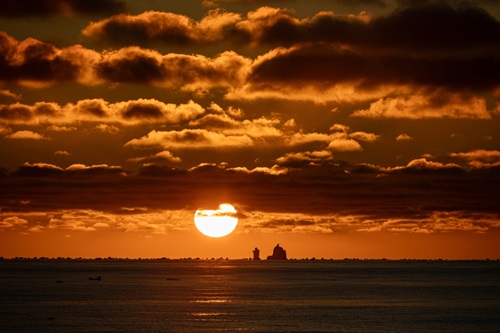 Sunset in the Southern Ocean.