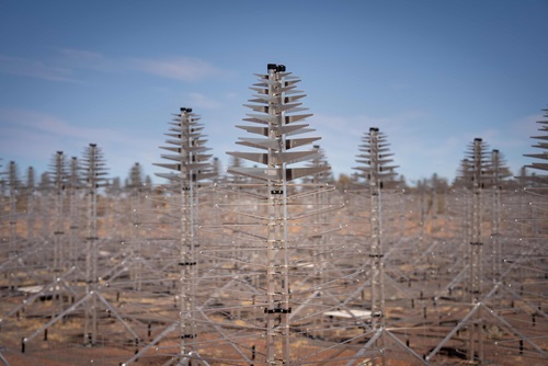 Prototype SKA-Low antennas.