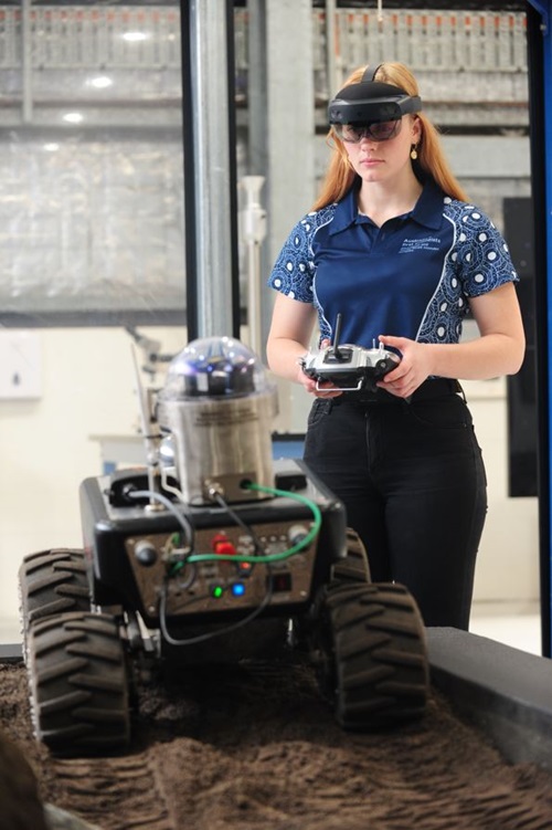 The ISRU Facility is also provides evaluation of advanced remote operation technologies including augmented reality (AR) for enhanced situational awareness and control.