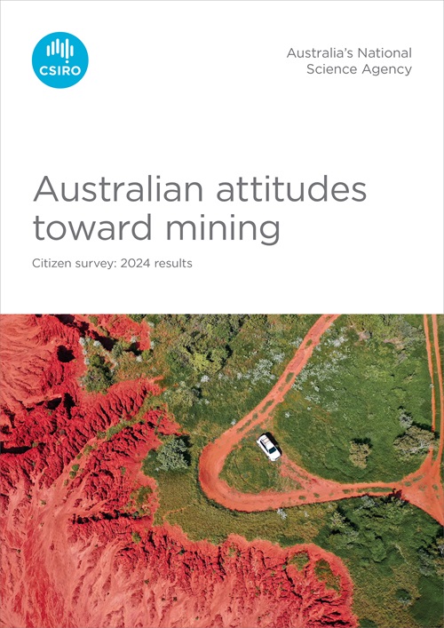 The Australian Attitudes Toward Mining 2024 survey report was released today.