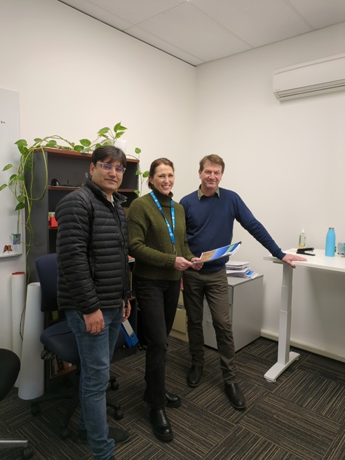 CSIRO co-authors - Masood Azeem, Jackie Ouzman and Rick Llewellyn