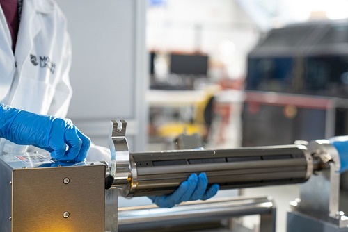Experiment at the facility