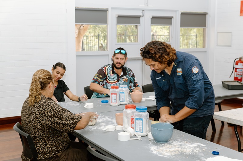 Dampier making workshop with Indigenous Ranger, Jerome Churnside.