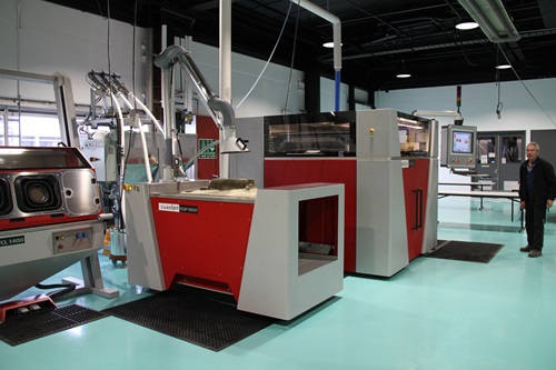 Inside a factory