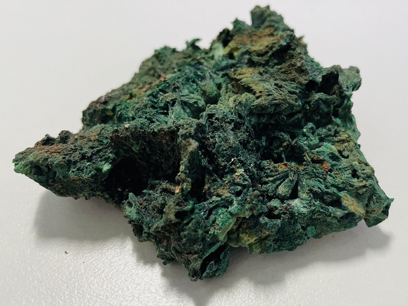 Green coloured rock