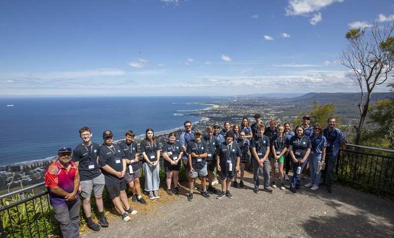 Group photo at Sublime Point