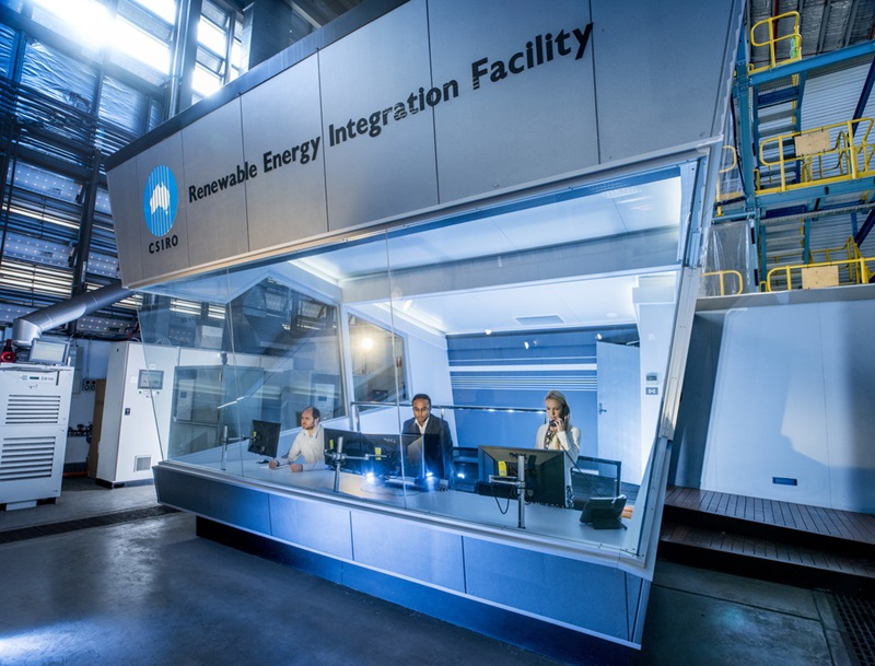 Renewable Energy Integration Facility reception area.
