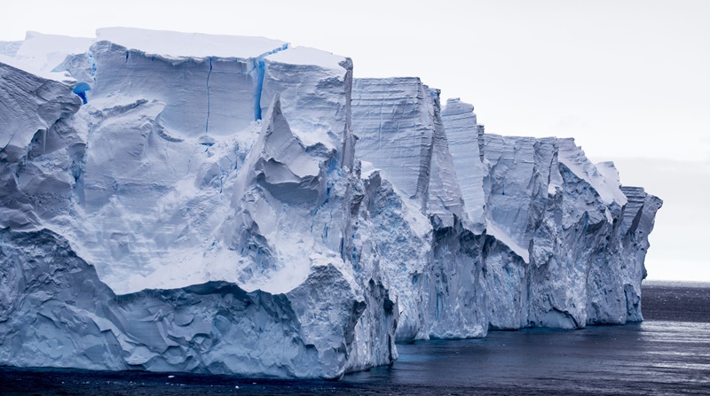 A large iceberg