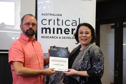 Antoine Leydier (Left) with Carla Gonzalez Zlatar (Right) at Study Tour