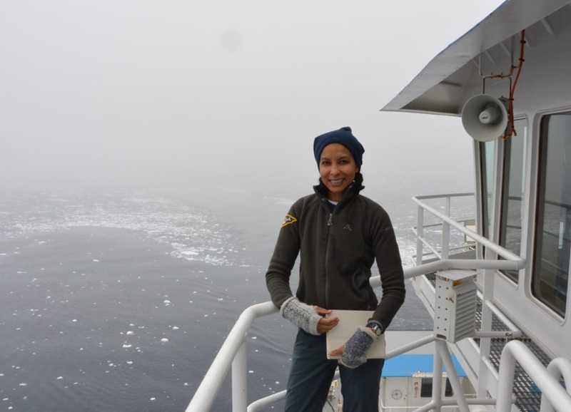Dr Sheri Newman has been the ship doctor about the Investigator.
