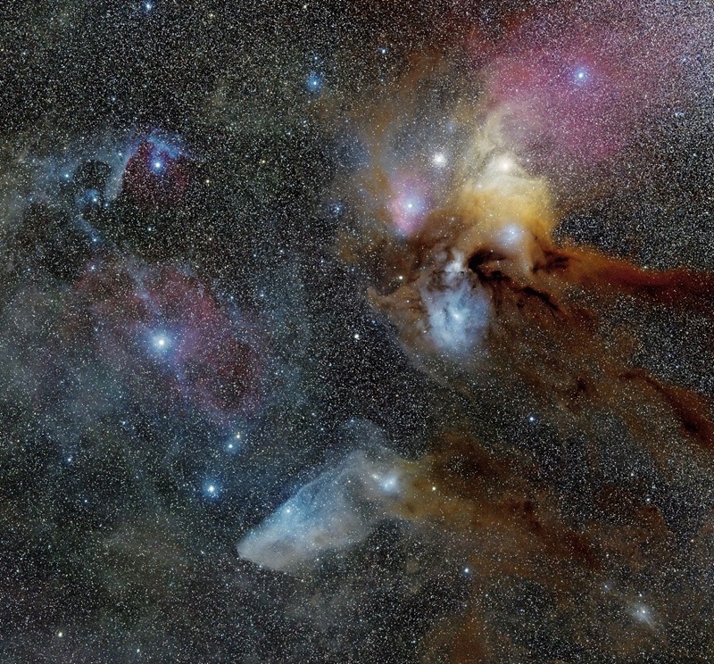 An astrophotography image of stars in the nights sky.
