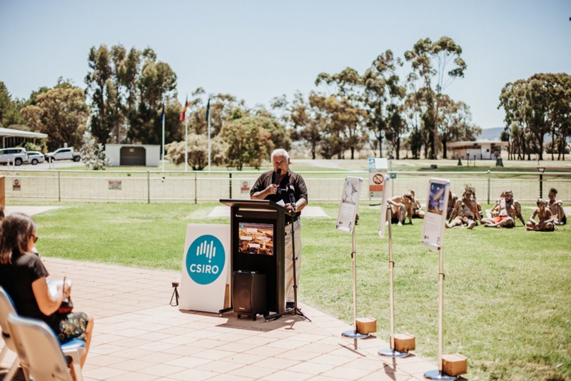 Wiradjuri Elder, Dr Stan Grant (OAM), announced the Indigenous names at naming ceremony