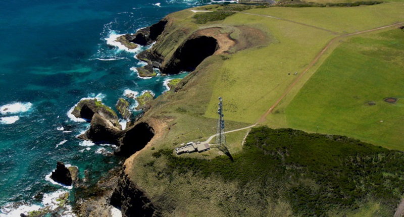 The Kennaook / Cape Grim station in Tasmania. 