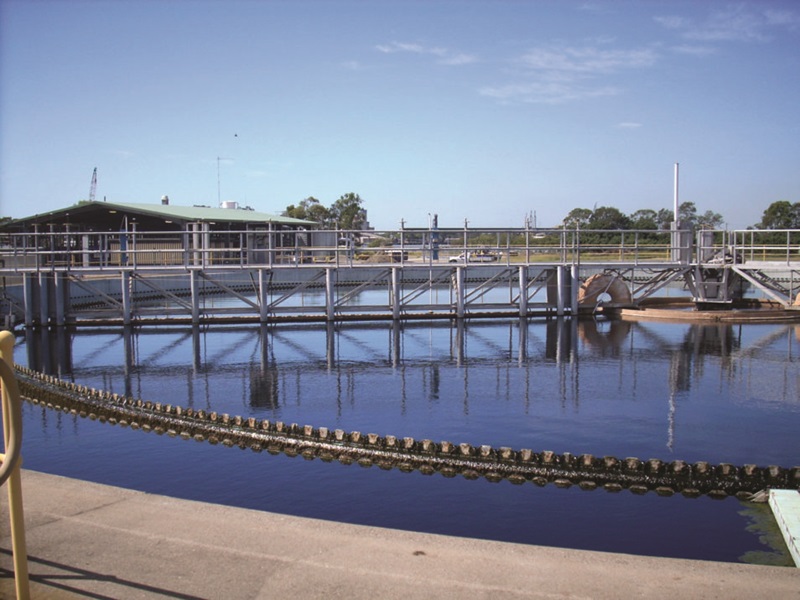 A wastewater plant for sewage testing
