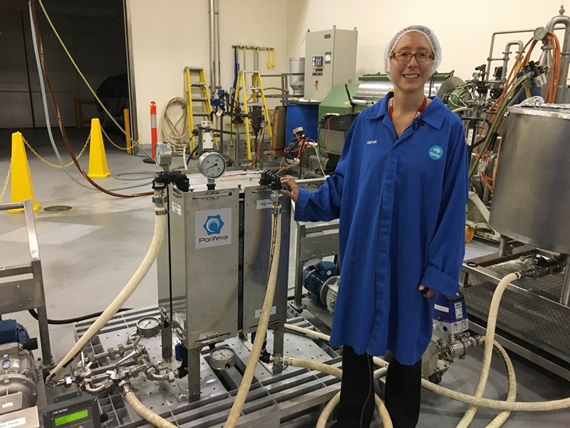 The first commercial forward osmosis unit for the Australian food industry. 