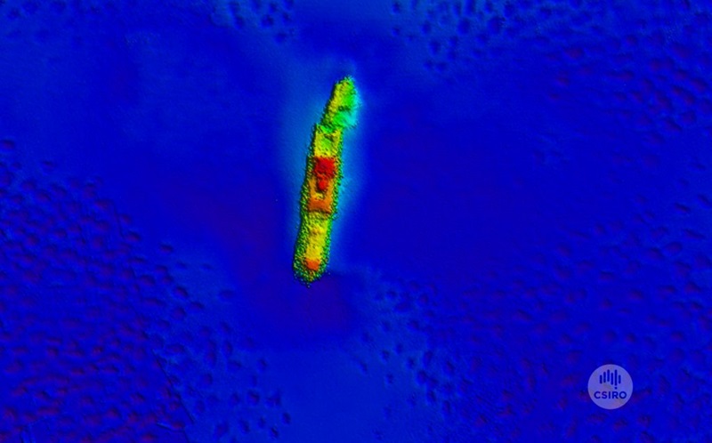 A 3D image of the Macumba shipwreck